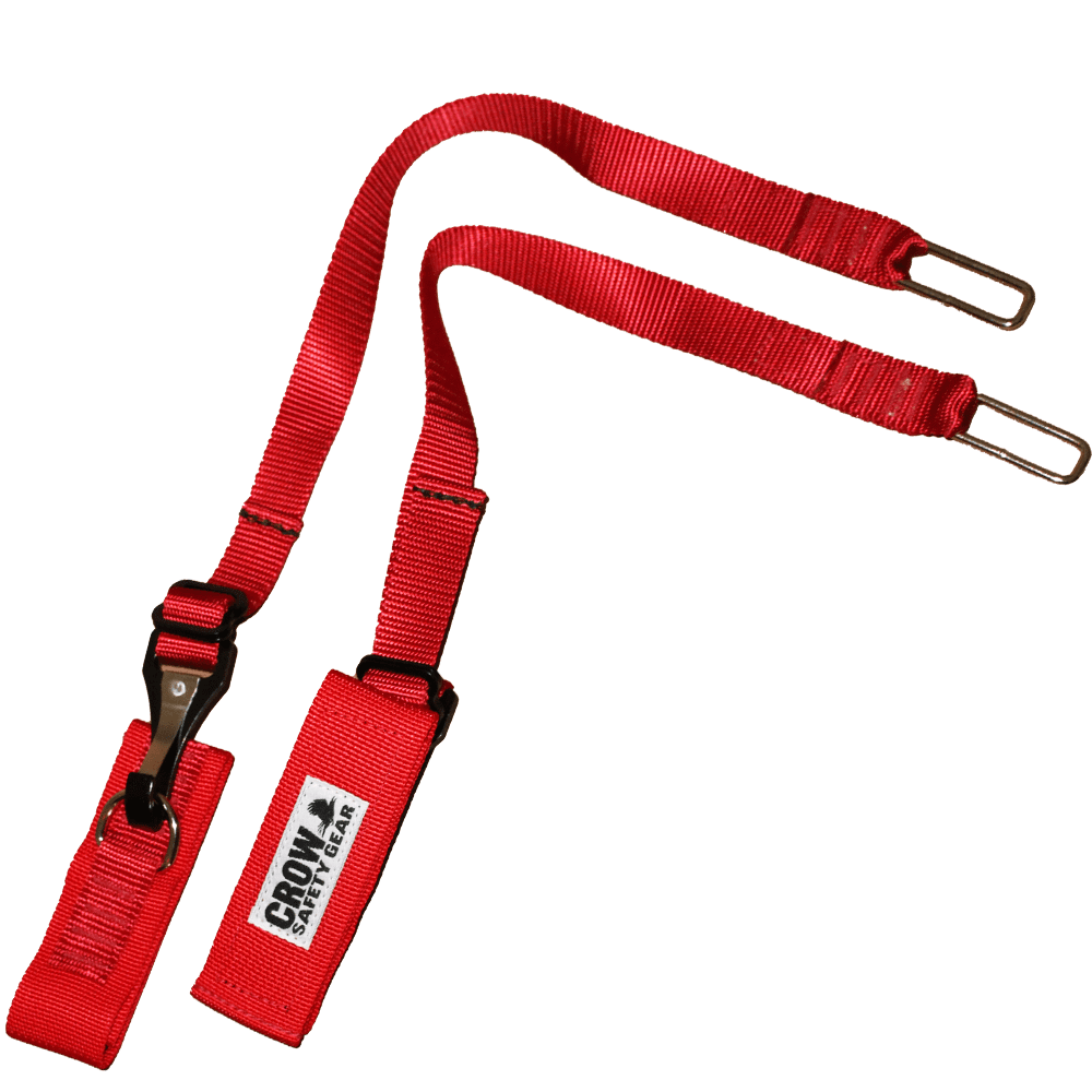 Crow Junior Individual Arm Restraints SFI 3.3 Red