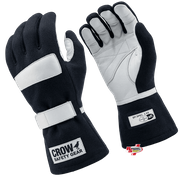 Crow Junior Nomex® Racing Gloves Black <br>SFI 3.3/5