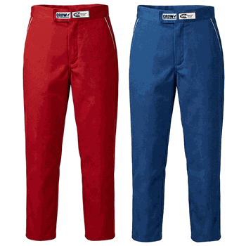 Crow Junior Race Pants Red or Blue <br>SFI 3.2A/1