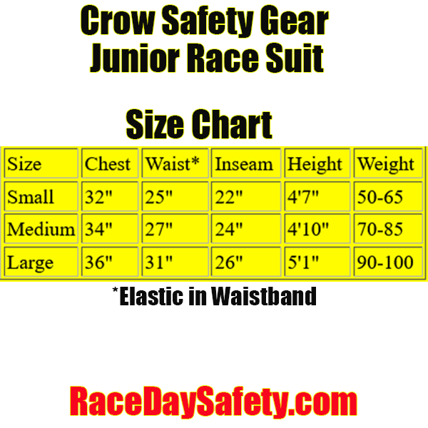 Crow Junior Race Pants Red <br>SFI 3.2A/1