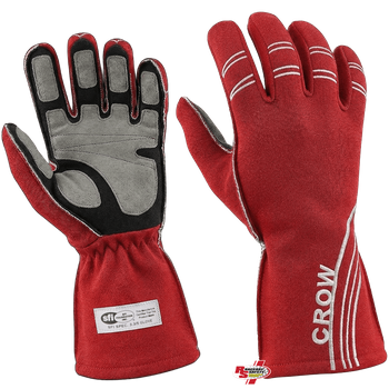 Crow All Star Nomex® Gloves Red <br>SFI 3.3/5
