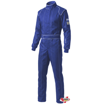 Crow "To the Limit" Junior Legacy Racing Suit Blue <br>SFI 3.2A/1