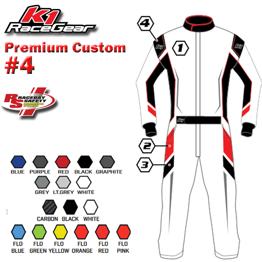 Custom Race Suit Template 4 SFI5 Premium