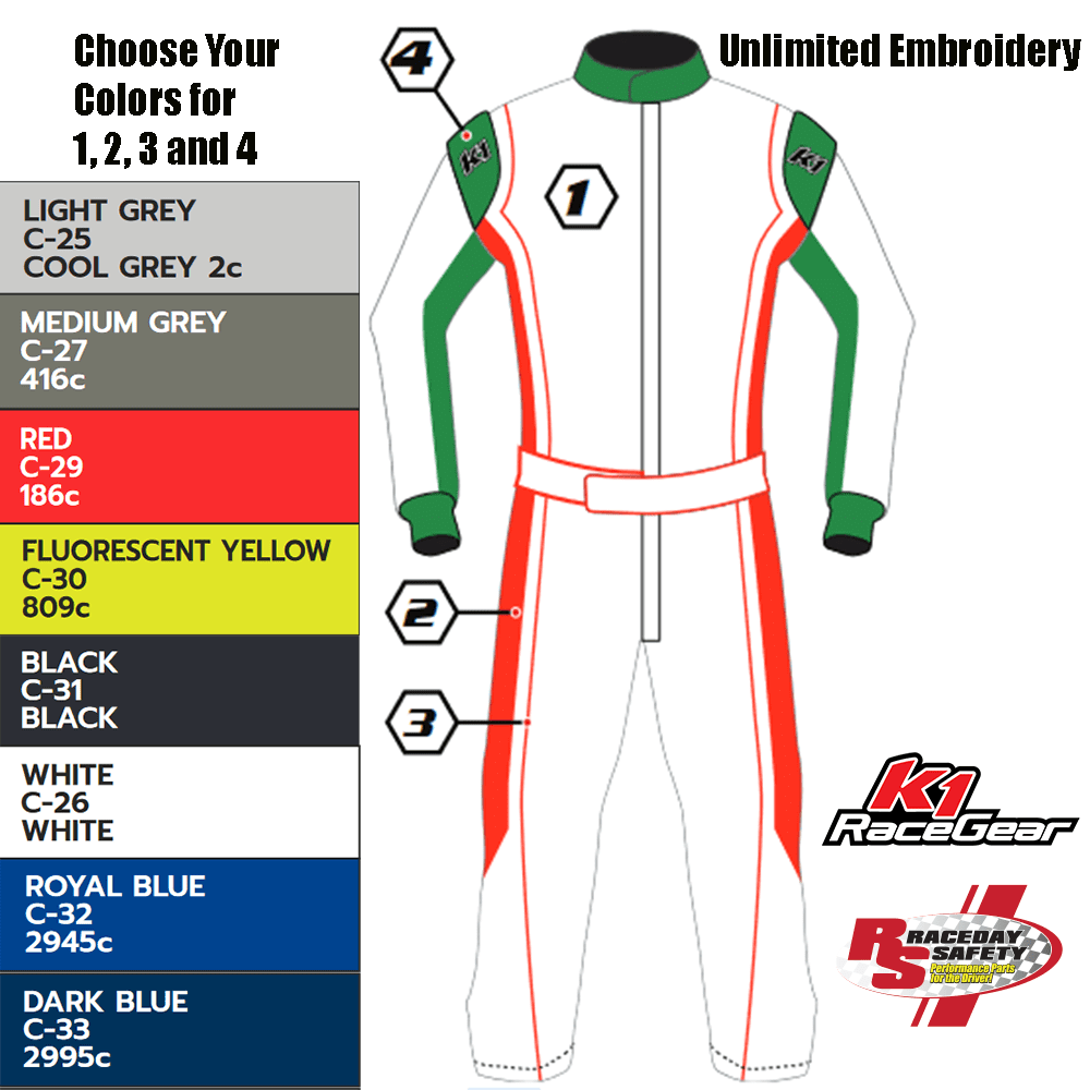 Custom Kart Racing Suits