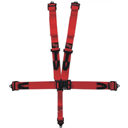 G-Force Racing Gear 6000 L&L 5-Point Pull-Down Harness Red <br>SFI 16.1