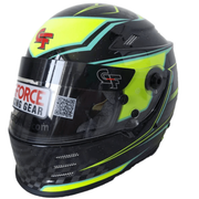 G-Force Revo Graphics Racing Helmet Black/Yellow <br>Snell SA2020