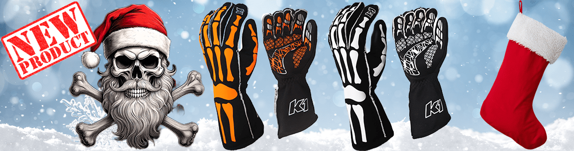K1 RaceGear Skeleton Gloves