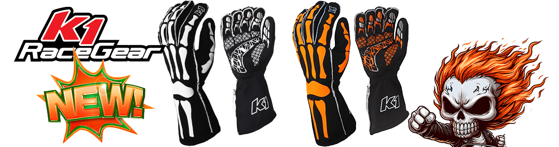 K1 RaceGear Skeleton Gloves