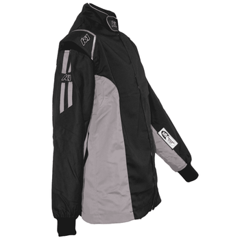K1 RaceGear Challenger Racing Jacket Black/Gray <br>SFI 3.2A/1