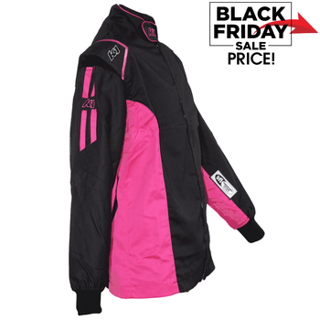 K1 RaceGear Challenger Racing Jacket Black/Pink <br>SFI 3.2A/1