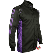 K1 RaceGear Challenger Racing Jacket Black/Purple <br>SFI 3.2A/1