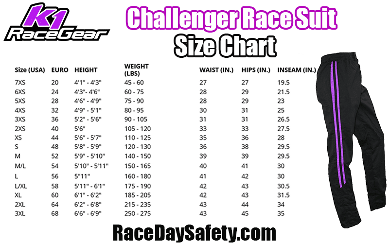 K1 RaceGear Challenger Racing Pant Black/Purple <br>SFI 3.2A/1