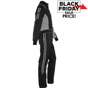 K1 RaceGear Challenger Racing Suit Black/Gray <br>SFI 3.2A/1