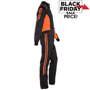 K1 RaceGear Challenger Racing Suit Black/Orange <br>SFI 3.2A/1