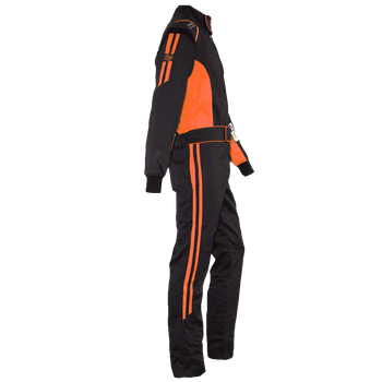 K1 RaceGear Challenger Racing Suit Black/Orange <br>SFI 3.2A/1
