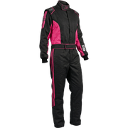 K1 RaceGear Challenger Racing Suit Black/Pink <br>SFI 3.2A/1