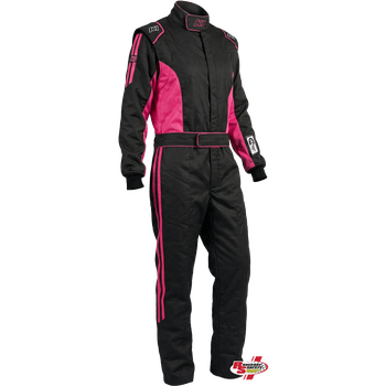 K1 RaceGear Challenger Racing Suit Black/Pink <br>SFI 3.2A/1
