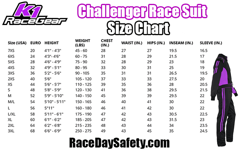 K1 RaceGear Challenger Racing Suit Black/Purple <br>SFI 3.2A/1