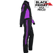 K1 RaceGear Challenger Racing Suit Black/Purple <br>SFI 3.2A/1