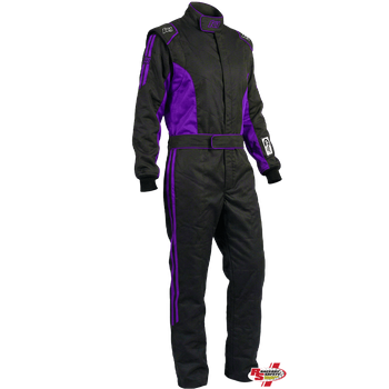 K1 RaceGear Challenger Racing Suit Black/Purple <br>SFI 3.2A/1