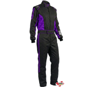 K1 RaceGear Challenger Racing Suit Black/Purple <br>SFI 3.2A/1