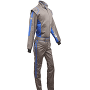 K1 RaceGear Challenger Racing Suit Gray/Blue <br>SFI 3.2A/1