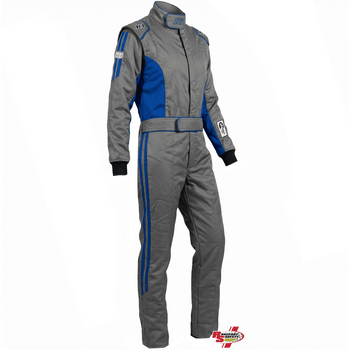 K1 RaceGear Challenger Racing Suit Gray/Blue <br>SFI 3.2A/1