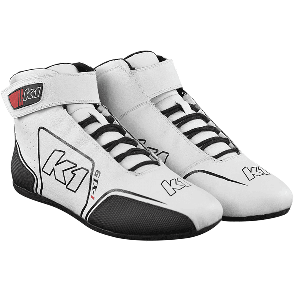 K1 RaceGear Challenger SFI Rated Racing Shoes - Nomex Mid-Top For Auto Racing Drivers