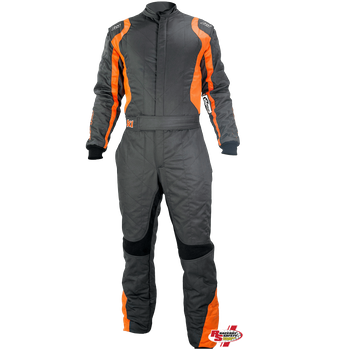 K1 RaceGear Precision II Nomex Racing Suit Anthracite/Orange <br>SFI 3.2A/5