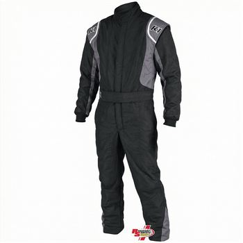 K1 RaceGear Precision II Youth Race Suit Black/Gray <br>SFI 3.2A/5