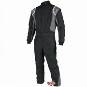 K1 RaceGear Precision II Youth Race Suit Black/Gray <br>SFI 3.2A/5