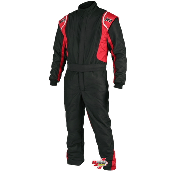 K1 RaceGear Precision II Youth Race Suit Black/Red <br>SFI 3.2A/5