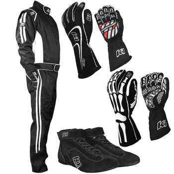 K1 RaceGear Challenger Package: Includes Challenger Race Suit, Race Gloves and Challenger Race Shoes
