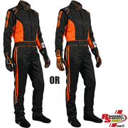 K1 RaceGear Challenger Orange Package: Includes Challenger Race Suit, Race Gloves and Challenger Race Shoes