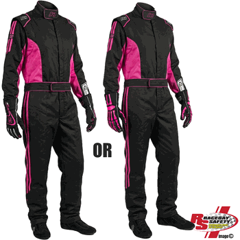 K1 RaceGear Challenger Pink Package: Includes Challenger Race Suit, Race Gloves and Challenger Race Shoes