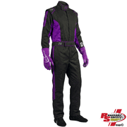 K1 RaceGear Challenger Purple Package: Includes Challenger Race Suit, Track-1 Race Gloves and Challenger Race Shoes