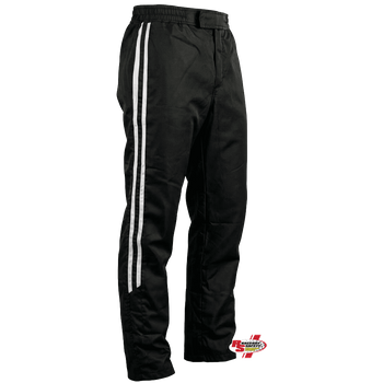 K1 RaceGear Challenger Racing Pants Black/White <br>SFI 3.2A/1