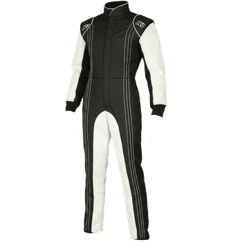 K1 RaceGear GK2 Kart Suit Black/White