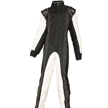 K1 RaceGear GK2 Kart Suit Black/White