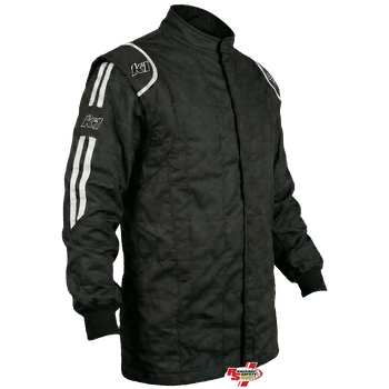 K1 RaceGear Sportsman Racing Jacket Black/White <br>SFI 3.2A/5