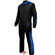 K1 RaceGear Aero Auto Racing Suit Black/Blue <br>SFI 3.2A/5