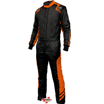 K1 RaceGear Aero Auto Racing Suit Black/Orange <br>SFI 3.2A/5