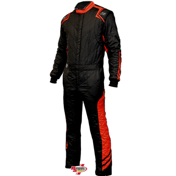 K1 RaceGear Aero Auto Racing Suit Black/Red <br>SFI 3.2A/5