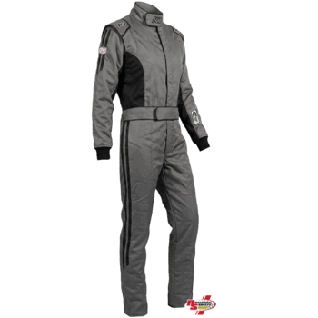 K1 RaceGear Challenger Racing Suit Gray/Black <br>SFI 3.2A/1