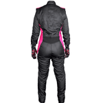 K1 RaceGear Layla Women's Race Suit Black/Pink <br>SFI 3.2A/5