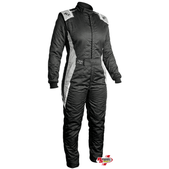 K1 RaceGear Layla Women's Race Suit Black/Grey <br>SFI 3.2A/5