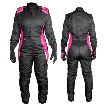 K1 RaceGear Layla Women's Race Suit Black/Pink <br>SFI 3.2A/5