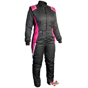 K1 RaceGear Layla Women's Race Suit Black/Pink <br>SFI 3.2A/5