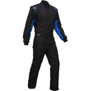 K1 RaceGear Outlaw Fire Suit Black/Blue <br>SFI 3.2A/5