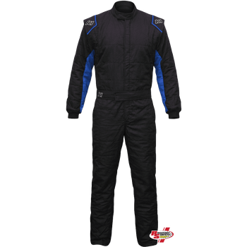 K1 RaceGear Outlaw Fire Suit Black/Blue <br>SFI 3.2A/5